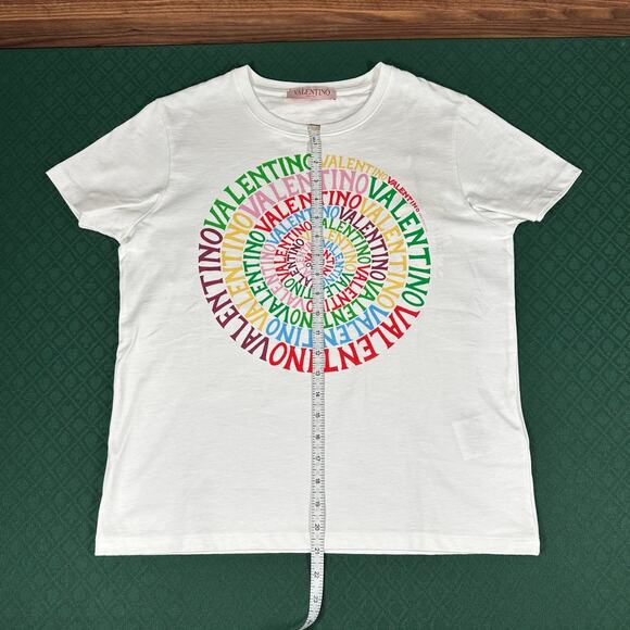 Valentino Loop Jersey T-Shirt Size M Made in Italy NWT - Picture 7 of 7